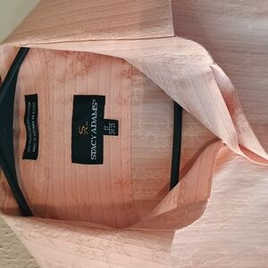 Stacy Adams Light Coral Dress Shirt